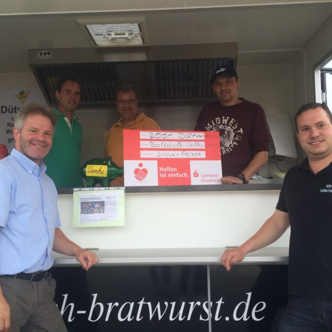E-Center Dütmann unterstützt das Lingua-Projekt der Realschule Wallenhorst