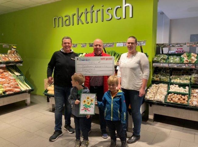 450,–Euro für den Förderverein Zwerge & Co